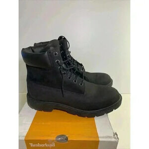 .140 Timberland Classic 6 In Waterproof Boot, Black Nubuck-US 9 Mens